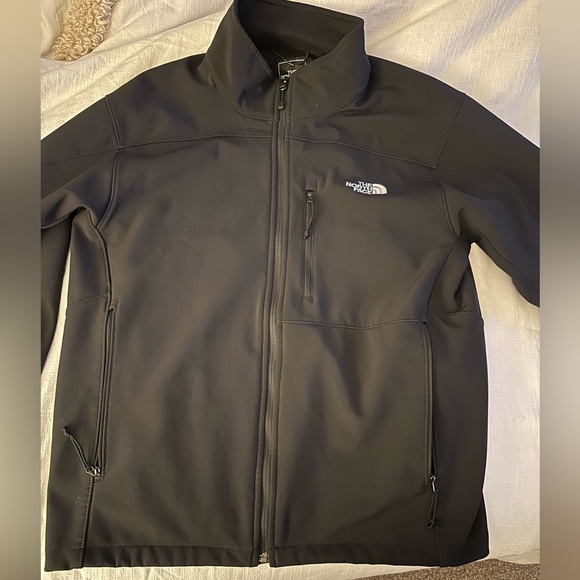 Men’s NORTH FACE black fleece jacket - size LARGE - Picture 4 of 7